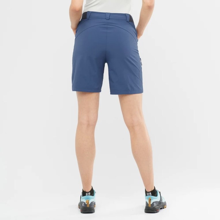 Salomon Wayfarer Women's Running Shorts Navy | CA 21Z89